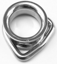 Dee Ring With Thimble Stainless Steel